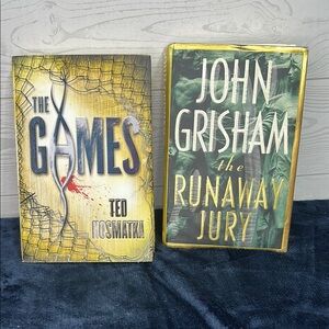 The Games Ted Kosmatka & The Runaway Jury John Grisham Hardcover Books